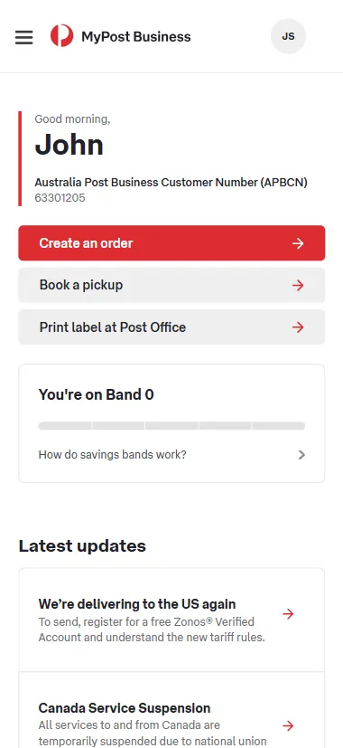 Où trouver votre APBCN dans le tableau de bord (mobile)