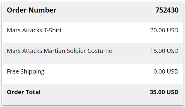 Informations sur la commande, y compris les informations sur la livraison gratuite, à
checkout.
