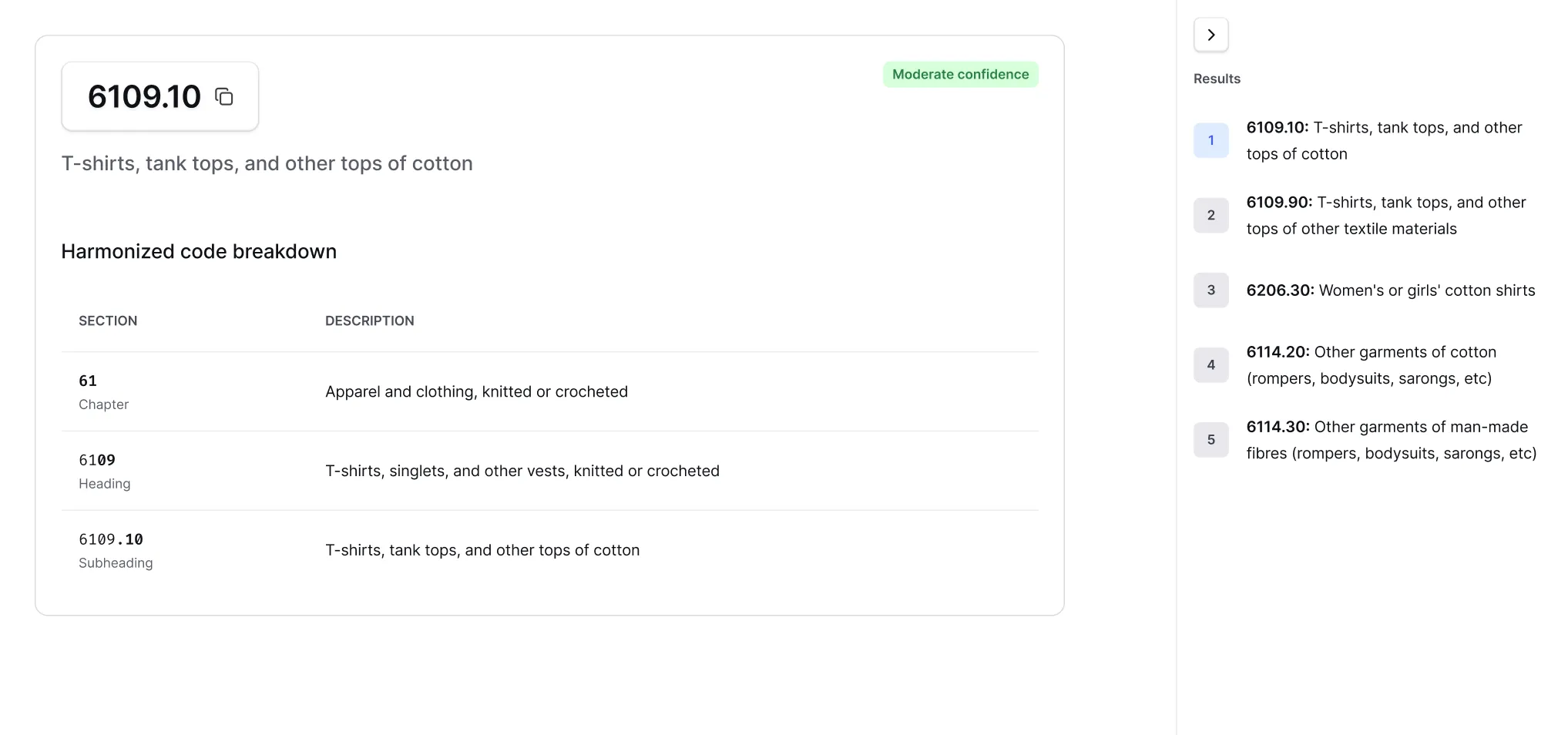Alternatives de classification
